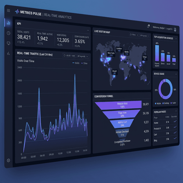 Salah Chraka — Digital Marketing & Web Design Dashboard